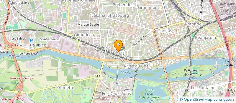 localisation de l'entreprise PR&S BLOIS  TOURS