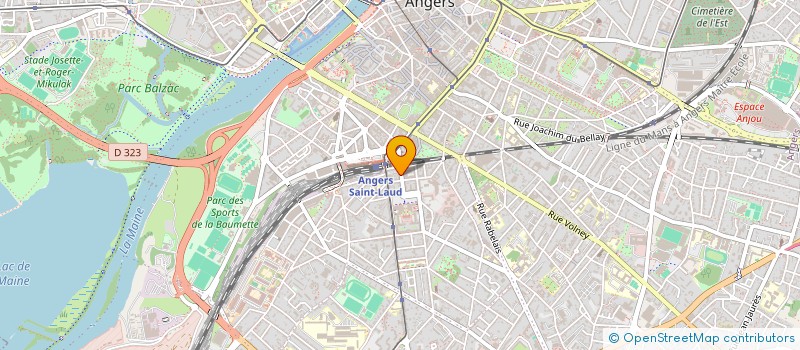 localisation de l'entreprise PR SUPPORTS à ANGERS