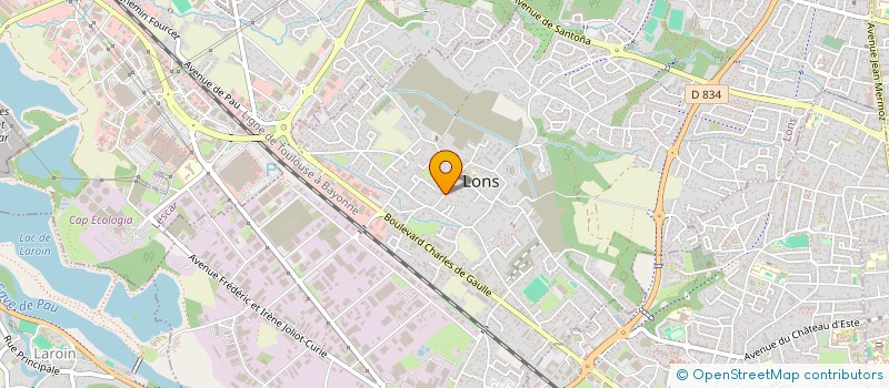 localisation de l'entreprise PR2  LONS