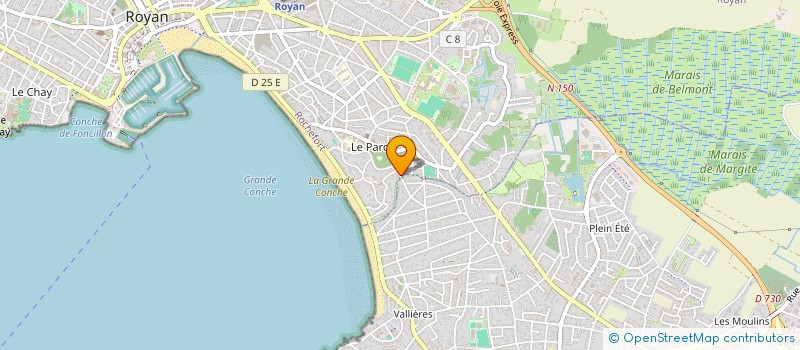 localisation de l'entreprise PR2 INTERNATIONAL  ROYAN