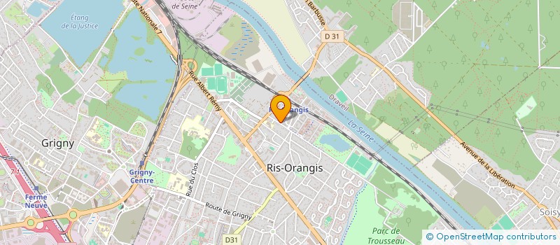 localisation de l'entreprise PR2M  RIS-ORANGIS