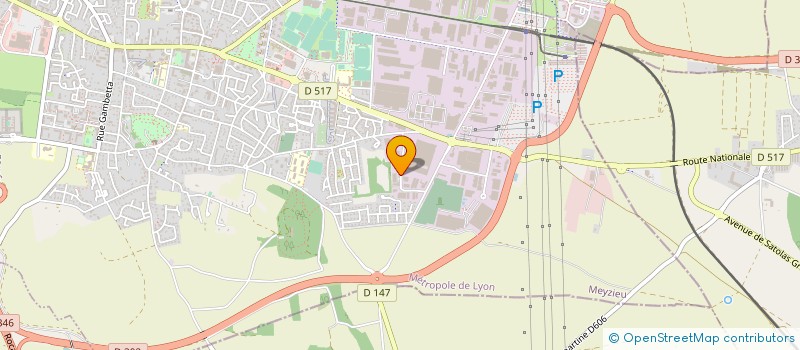 localisation de l'entreprise PR3  MEYZIEU