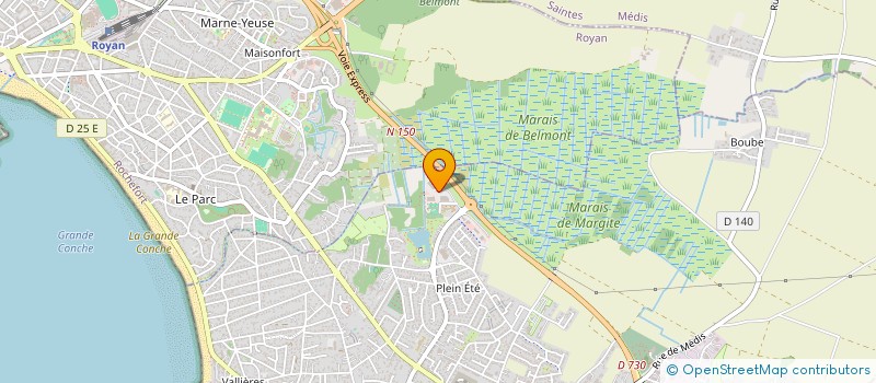 localisation de l'entreprise PRA  SAINT-GEORGES-DE-DIDONNE