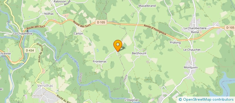 localisation de l'entreprise PRA COR  GRAZAC