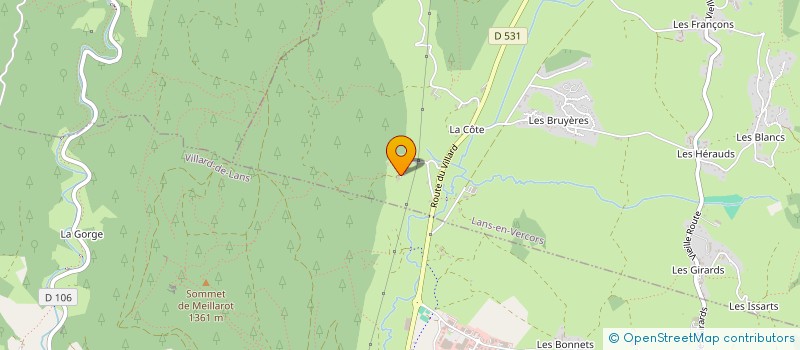 localisation de l'entreprise PRA PARIS  LANS-EN-VERCORS