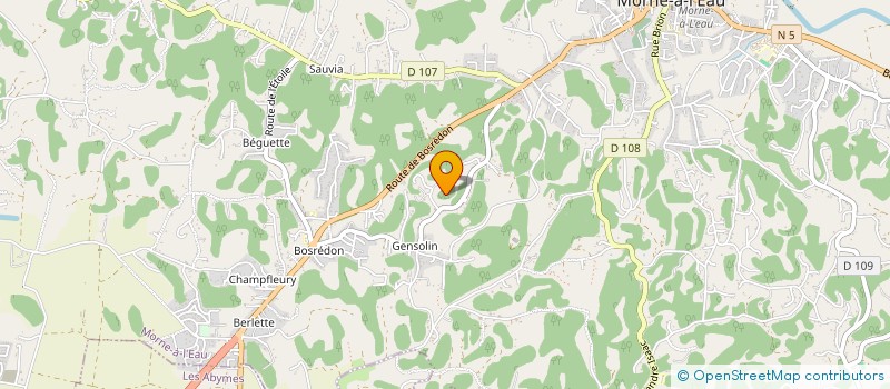 localisation de l'entreprise PRA SAS  MORNE-A-L'EAU