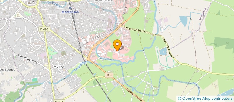 localisation de l'entreprise PRA TRI  MONTBRISON