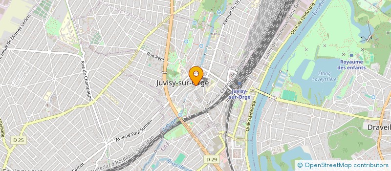 localisation de l'entreprise PRABOU à JUVISY-SUR-ORGE