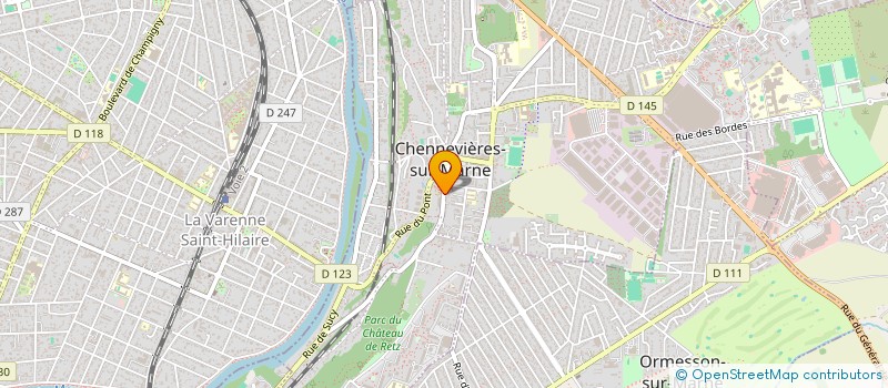 localisation de l'entreprise PRACETA  CHENNEVIERES-SUR-MARNE