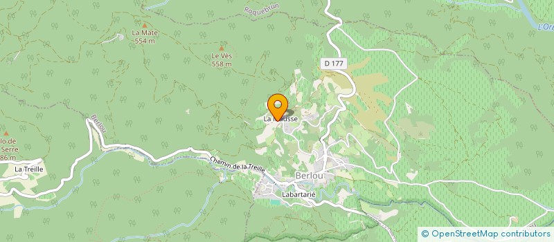 localisation de l'entreprise PRACTICA MUSICAE  BERLOU