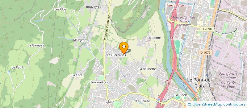 localisation de l'entreprise PRACTICAL BIM  CLAIX