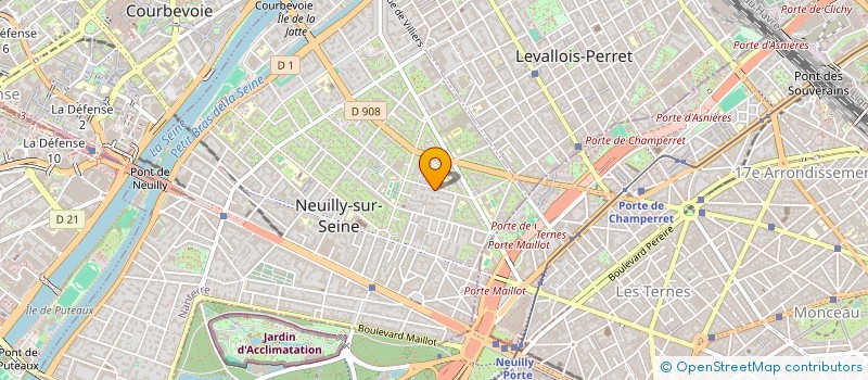 localisation de l'entreprise PRACTICE à NEUILLY-SUR-SEINE