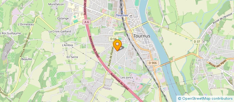 localisation de l'entreprise PRACTICE 5TET  TOURNUS