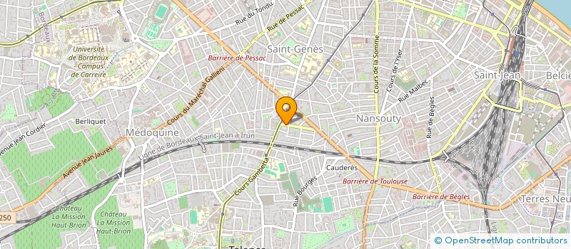 localisation de l'entreprise PRACTIGREEN à TALENCE
