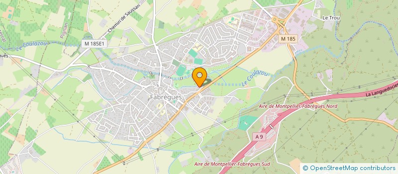 localisation de l'entreprise PRACTIS à FABREGUES