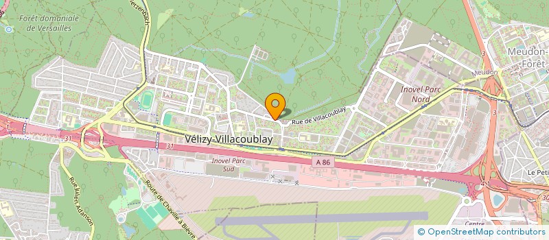 localisation de l'entreprise PRACTIS FORMATION à VELIZY-VILLACOUBLAY