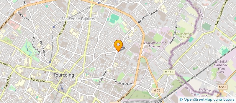 localisation de l'entreprise PRACTYS CONSULTING  TOURCOING