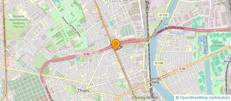localisation de l'entreprise PRAD à CHOISY-LE-ROI