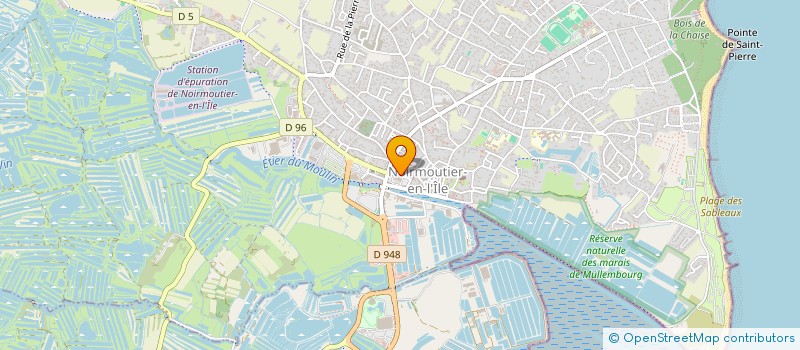localisation de l'entreprise PRAD IMMOBILIER à NOIRMOUTIER-EN-L'ILE