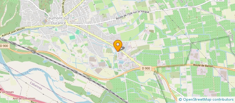 localisation de l'entreprise PRAD'IMPEX à CAUMONT-SUR-DURANCE