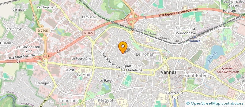 localisation de l'entreprise PRAD RENO à VANNES