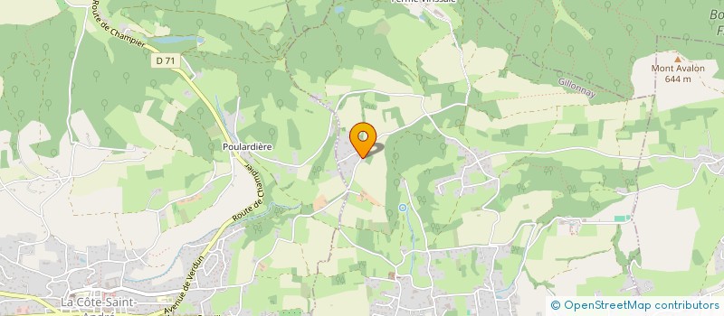 localisation de l'entreprise PRADA  GILLONNAY