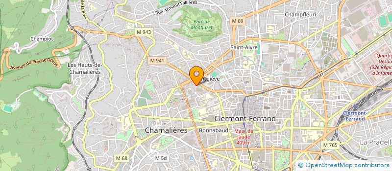 localisation de l'entreprise PRADAL MONTLOSIER  CLERMONT-FERRAND