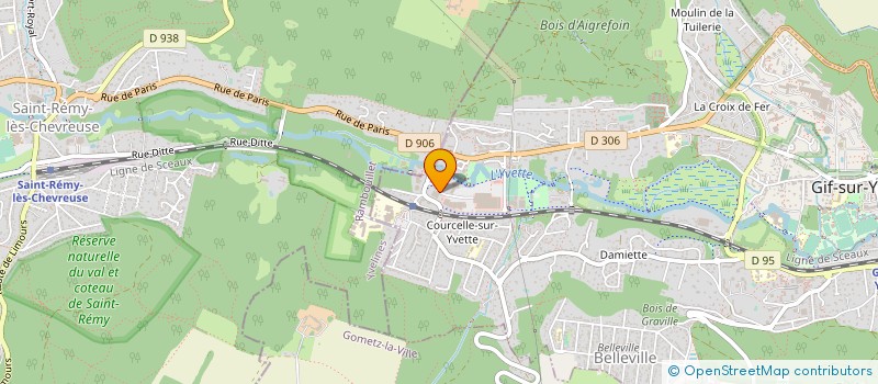 localisation de l'entreprise PRADAL SPORTS à GIF-SUR-YVETTE