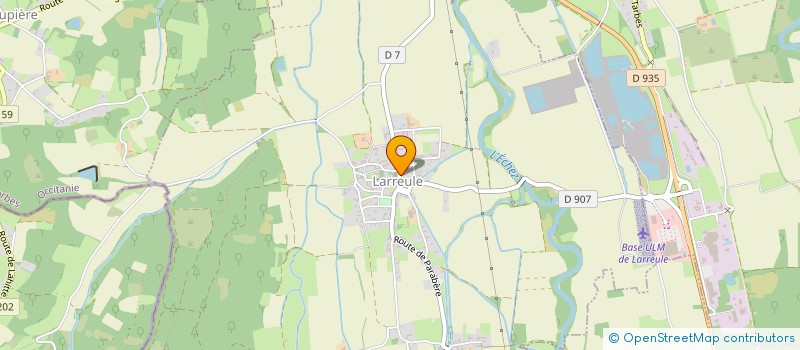 localisation de l'entreprise PRADAS HAMETISTE  LARREULE