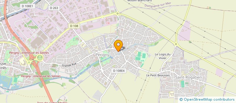 localisation de l'entreprise PRADAUD à PERIGNY