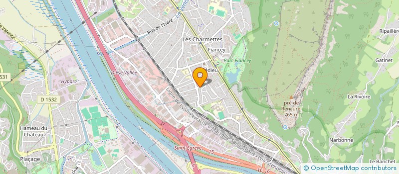 localisation de l'entreprise PRADEC  SAINT-EGREVE