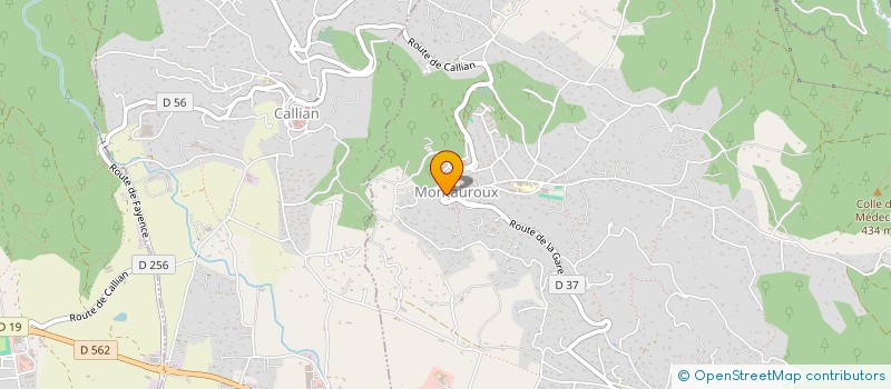 localisation de l'entreprise PRADEEP  MONTAUROUX