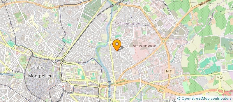 localisation de l'entreprise PRADEL ET FILS  MONTPELLIER