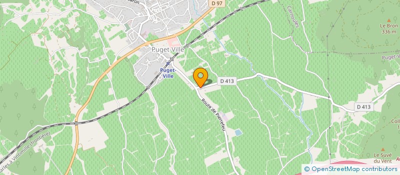 localisation de l'entreprise PRADEL SA à PIERREFEU-DU-VAR