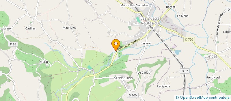 localisation de l'entreprise PRADELLE à LE VIGNON-EN-QUERCY