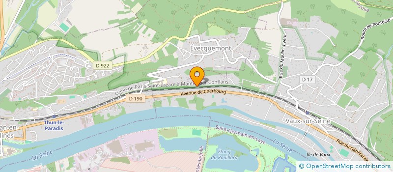localisation de l'entreprise PRADELLE PILOTAGE à VAUX-SUR-SEINE