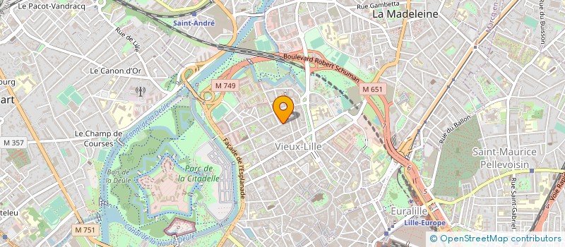localisation de l'entreprise PRADIAL-CONSULTING à LILLE