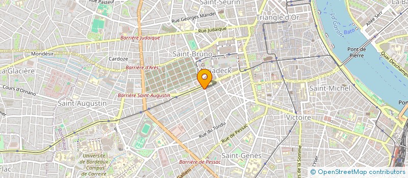 localisation de l'entreprise PRADIBER  PESSAC