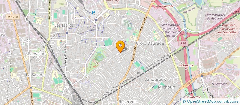 localisation de l'entreprise PRADIE RENOV PEREZ  BLAGNAC