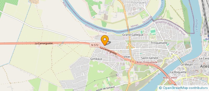 localisation de l'entreprise PRADIER & ASSOCIES  ARLES