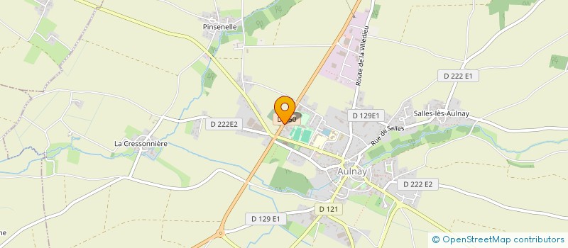 localisation de l'entreprise PRADIER CASSAGNE  AULNAY