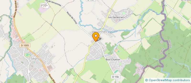 localisation de l'entreprise PRADIER-LANDRECY à VERSONNEX