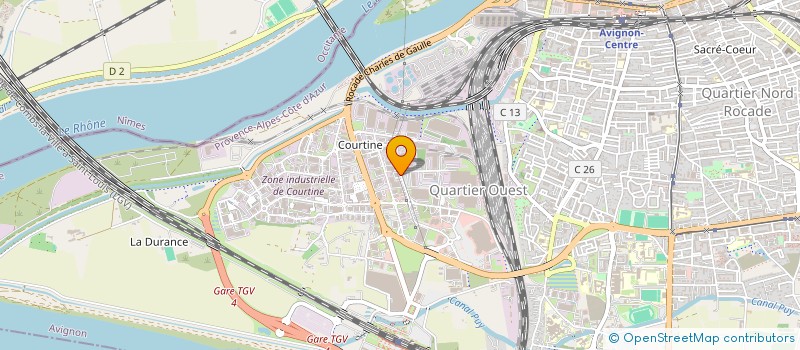 localisation de l'entreprise PRADIER TRANSPORTS BERNARD à AVIGNON