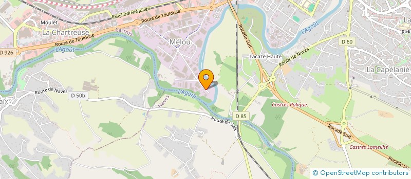 localisation de l'entreprise PRADIES IMMO  CASTRES