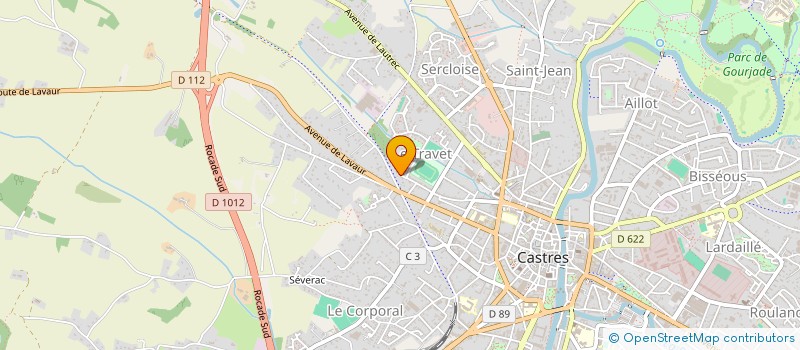 localisation de l'entreprise PRADIES LS à CASTRES