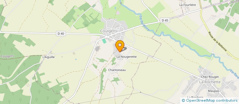 localisation de l'entreprise PRADIGNAC à COULGENS