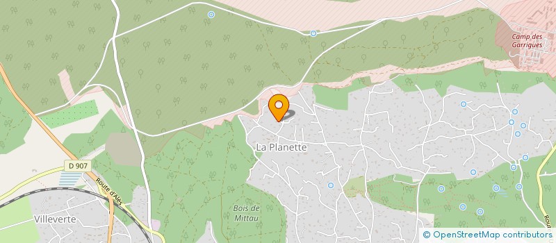 localisation de l'entreprise PRADILLE à NIMES