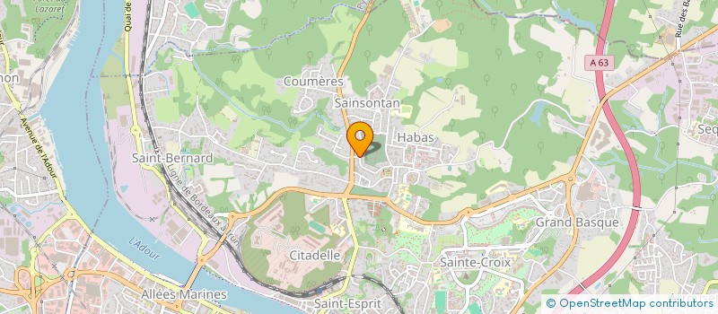 localisation de l'entreprise PRADILLOT à BAYONNE