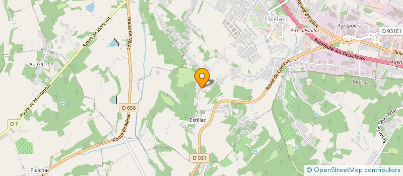 localisation de l'entreprise PRADIMM  ESTILLAC