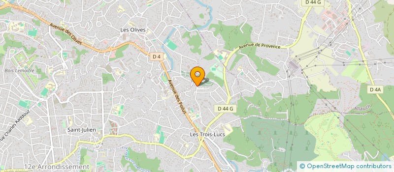 localisation de l'entreprise PRADIMO à MARSEILLE